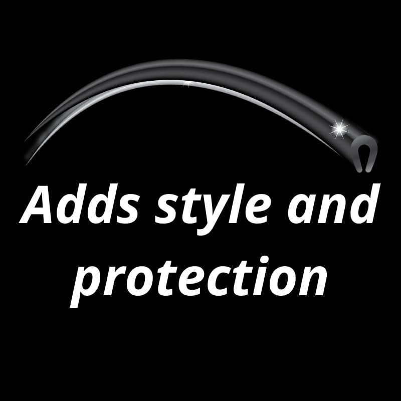 Cowles Custom - Superior 18feet Black U-Channel Edge Guard Trim, Rubber Bumper Protector Accessory, Door Guard for Cars, Trucks, SUVs, ATVs, Boats - Image 4